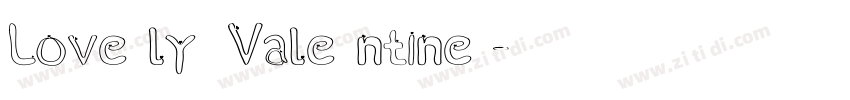 Lovely Valentine字体转换